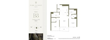 A floor plan for a Park Summit residence labeled B3.