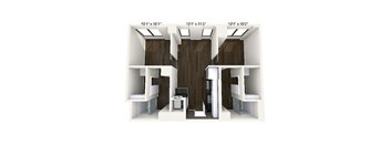 the interior of the 2100 sq ft house