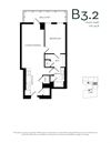 B3.2 one bedroom one bathroom