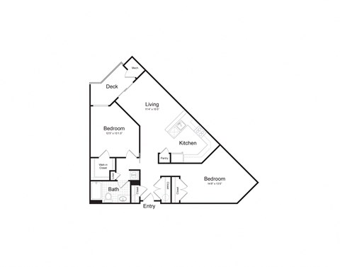 bedroom floor plan | the commons at canal winchester