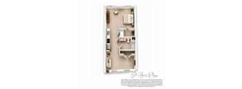 A floor plan of a B3 apartment.