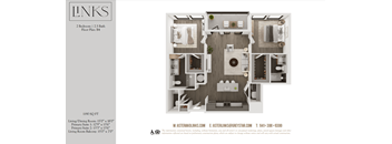 a 1 bedroom floor plan  lofts on the park