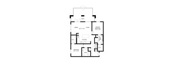 A black and white floor plan of a house with a master bedroom, a dining room, a living room, a kitchen, a bathroom, a pantry, a workshop, and a cellar.