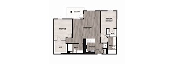 B5 Floorplan at Metro Mission Valley, San Diego