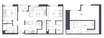 B5 Loft Floor Plan at Altana, California