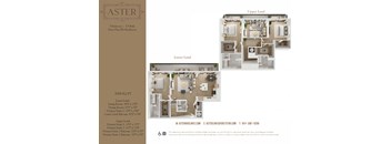 a floor plan of the astoria residences