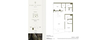 A floor plan for a Park Summit residence labeled B8.