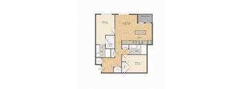 this floor plan is an approximation of the 1125 sq ft floor plan