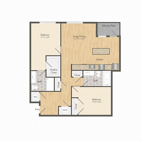 this floor plan is an approximation of the 1125 sq ft floor plan