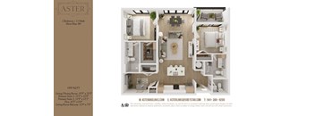 a floor plan of a 1 bedroom apartment with a bathroom and a living room