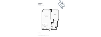a floor plan of a building with a staircase
