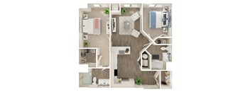 a floor plan image of the cortona apartment homes in cortona, ca
