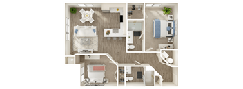 Two bedroom Two bathroom