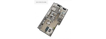 a bedroom floor plan of a 2100 square foot apartment