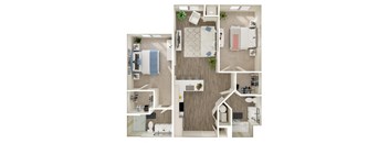 our apartments showcase a flexibility with regard to furniture