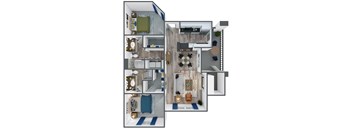 Barcelona Floor Plan at Springs at Continental Ranch, Tucson, 85743