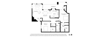 a floor plan of a house