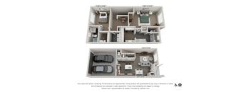 a floor plan of the villas at houston levee west apartments in cordova,