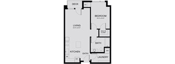 a floor plan of a small apartment