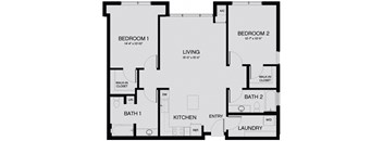 a floor plan of a home