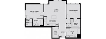 a floor plan of a home