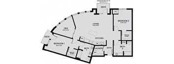 a floor plan of a house