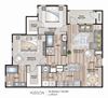 Two Bedroom Two Bath Floor Plan Two Bedroom Two Bath Floor Plan at Belmont Place, Marietta, GA