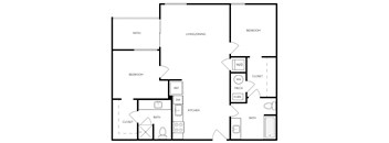 Two bedroom Two bathroom