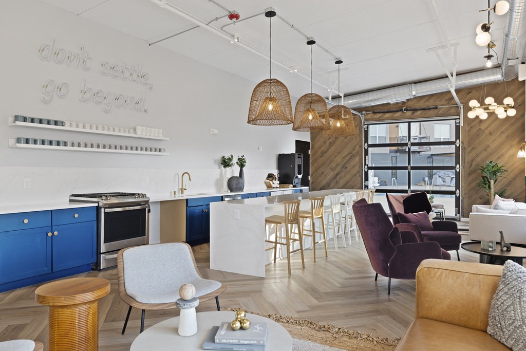 Beyond Woodbury Community Lounge with a wide selection of Seating Areas