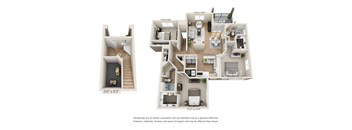Cimarron three bedroom two bathroom