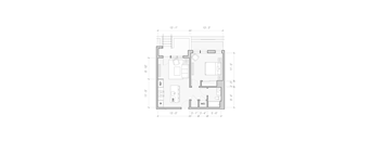 a black and white floor plan of a house
