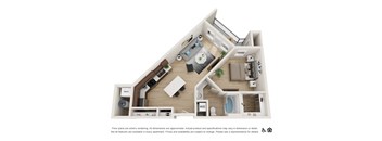 One bedroom one bathroom