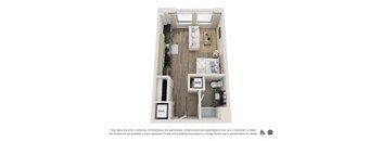 Studio Floor plan