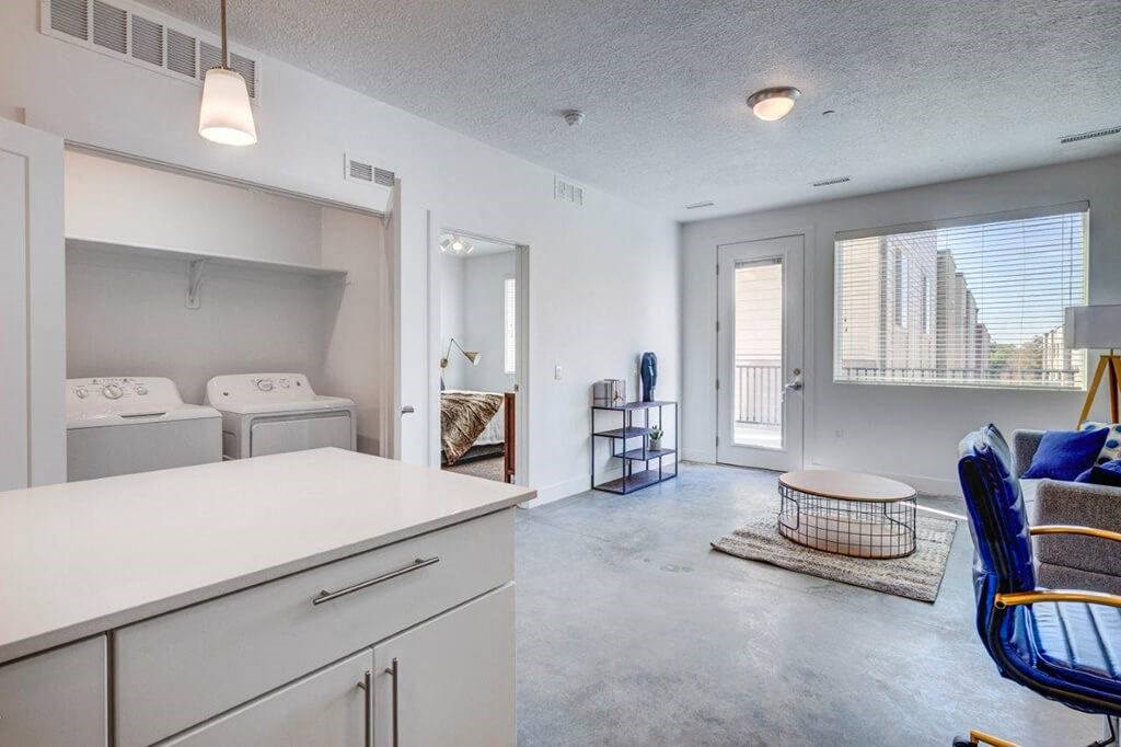 Kitchen and Living Room