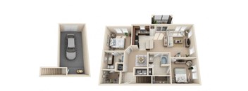 Two bedroom Two bathroom