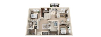 Two bedroom Two bathroom