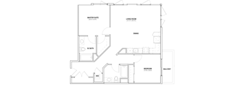 2a floorplan at Burano, Long Beach California