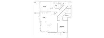 2c floorplan at Burano, Long Beach