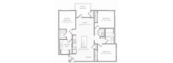 C1 Floor Plan at Rivue, Chula Vista, CA