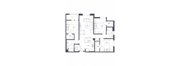 C1 Floor Plan at Altana, Glendale