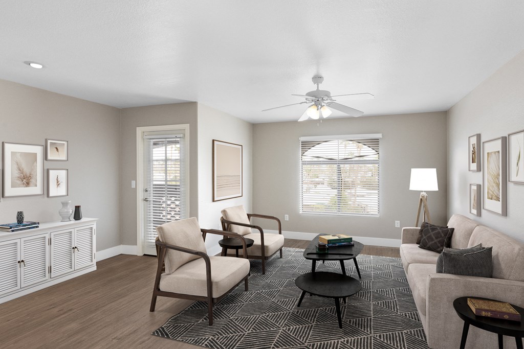 Spacious Living Room at San Valiente, Phoenix, 85021