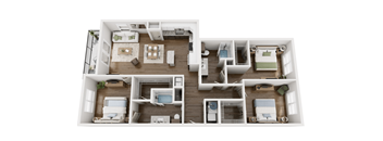 Three Bedroom Two Bath