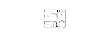 bedroom floor plan | luxury apartments in towson md | the mille brookhaven apartment