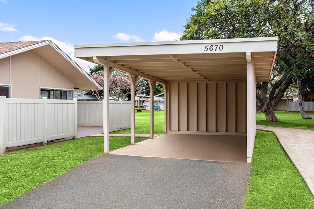 Beach Home Carport