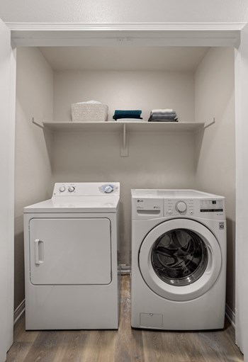 Washer and Dryer in Unit at Lasselle Place, Moreno Valley, California - Photo Gallery 10