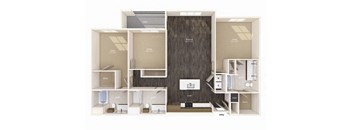 C2 Floor Plan at Gravity, California, 92120