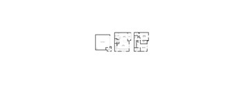 Three floor plans for a house with a garage.