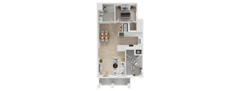 One bedroom one bathroom  at Sorano Apartments, Moreno Valley, 92557
