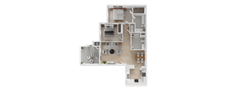 Two bedroom Two bathroom  at Sorano Apartments, Moreno Valley, CA