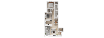 Two bedroom Two bathroom at Sorano Apartments, Moreno Valley, California